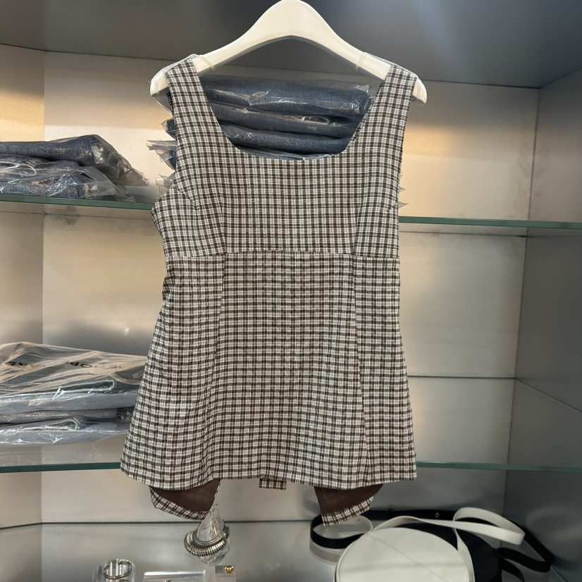 AIME HOPE MAKE東大門㊣實拍女士新品25春夏休閑吊帶背心AIME HOPE MAKE吊帶/背心