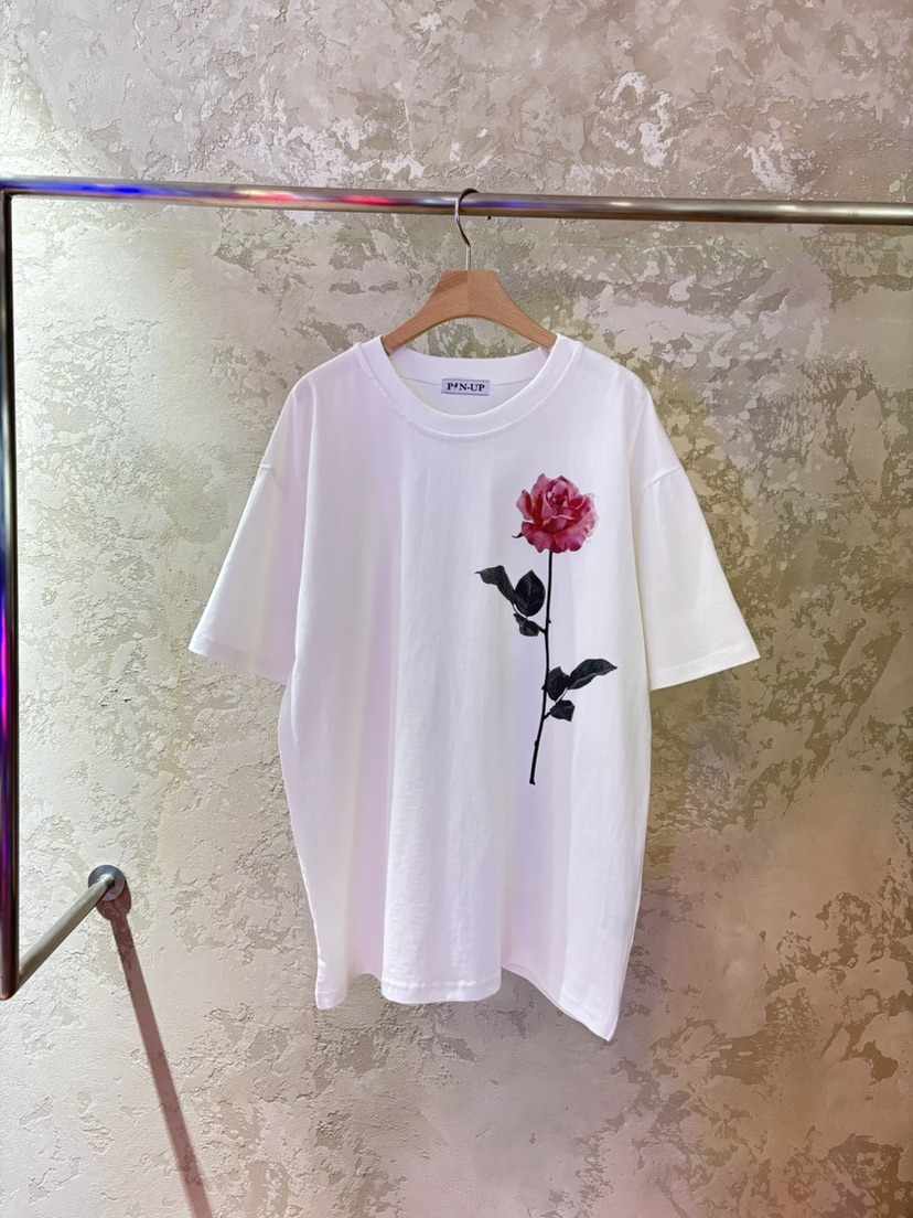 PIN-UP韓國直郵㊣女裝新品時尚真品25春夏休閑人氣職業T恤PIN-UPT恤