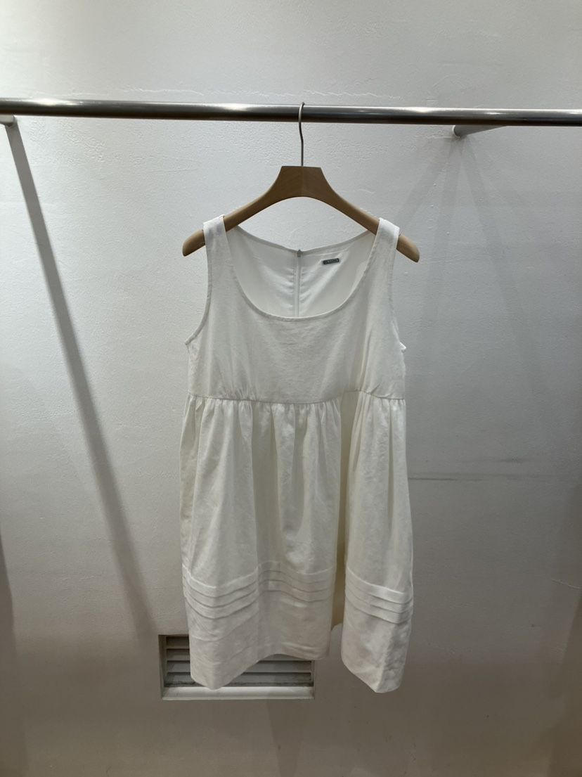 FL LANEL韓國代購㊣女裝新款25春夏休閑職業推薦連衣裙亞麻FL LANEL連衣裙