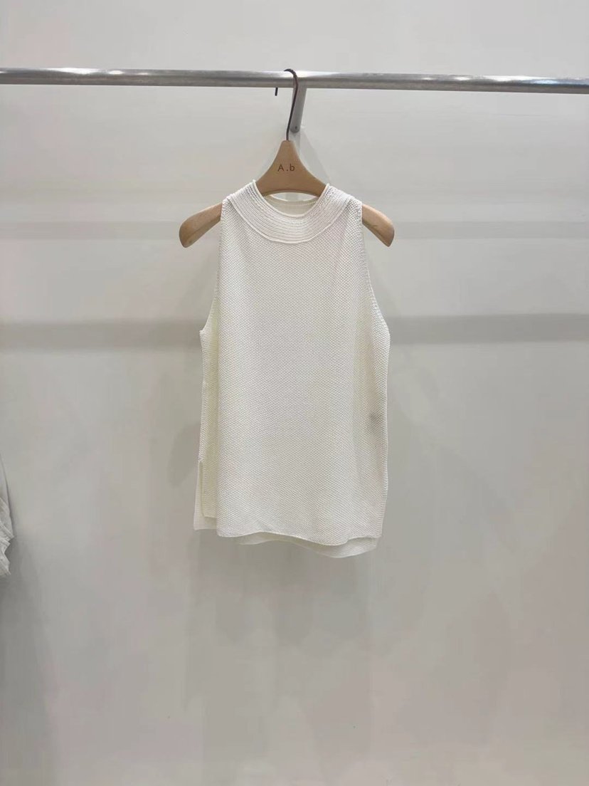 AUTUMN BEIGE-Q韓國代購㊣女裝新款時尚推薦25春夏真品馬甲A.b/AUTUMN BEIGE馬甲