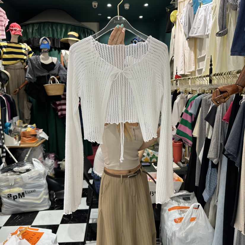 3COLOR東大門㊣實拍女裝新品時尚針織衫Three color針織衫