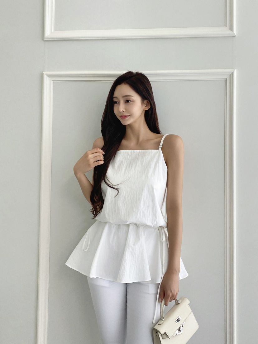 CLOTH東大門㊣實拍女裝新品真品職業25春夏推薦時尚吊帶背心CLOTH吊帶/背心