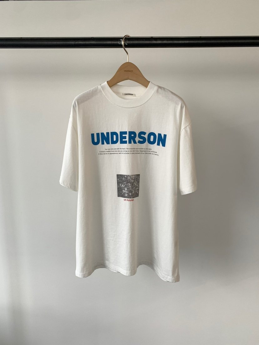 UNDERSON東大門㊣代購女士新品25春夏時尚職業推薦真品熱賣T恤UNDERSONT恤