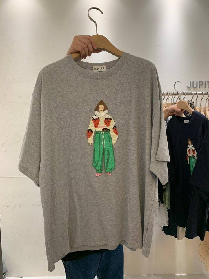 JUPITER韓國代購㊣女裝新品時尚休閑人氣推薦25春夏熱賣T恤JUPITERT恤
