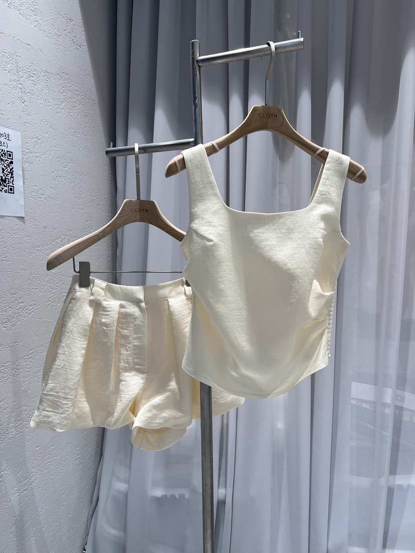 CLOTH韓國代購㊣女裝新品25春夏真品人氣職業休閑套裝兩件套CLOTH套裝