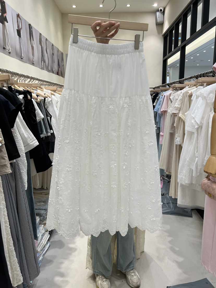 MARIE MARIE東大門㊣直郵女裝新品時尚25春夏熱賣長裙刺繡MARIE MARIE長裙