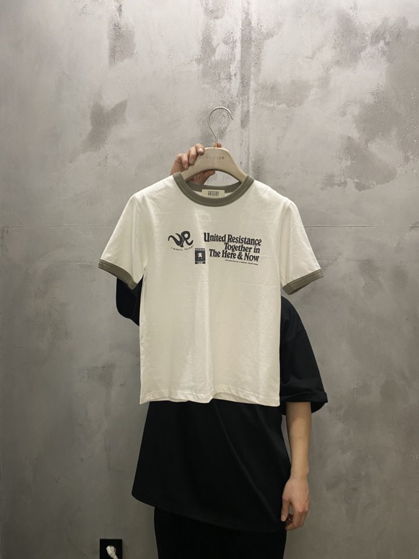 THE VETIVER-A東大門㊣實拍女士新品職業推薦人氣25春夏T恤VETIVER-AT恤