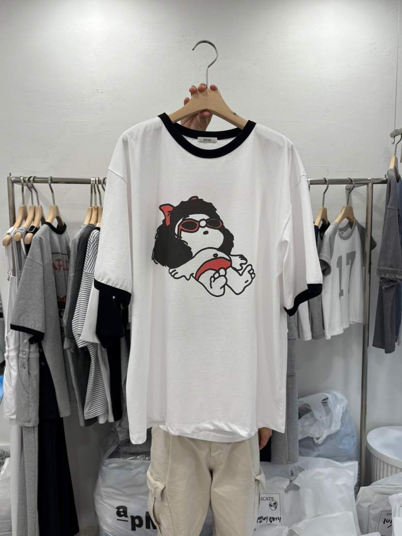 DELICATE東大門㊣實拍女士新品時尚人氣25春夏熱賣休閑推薦T恤DELICATET恤