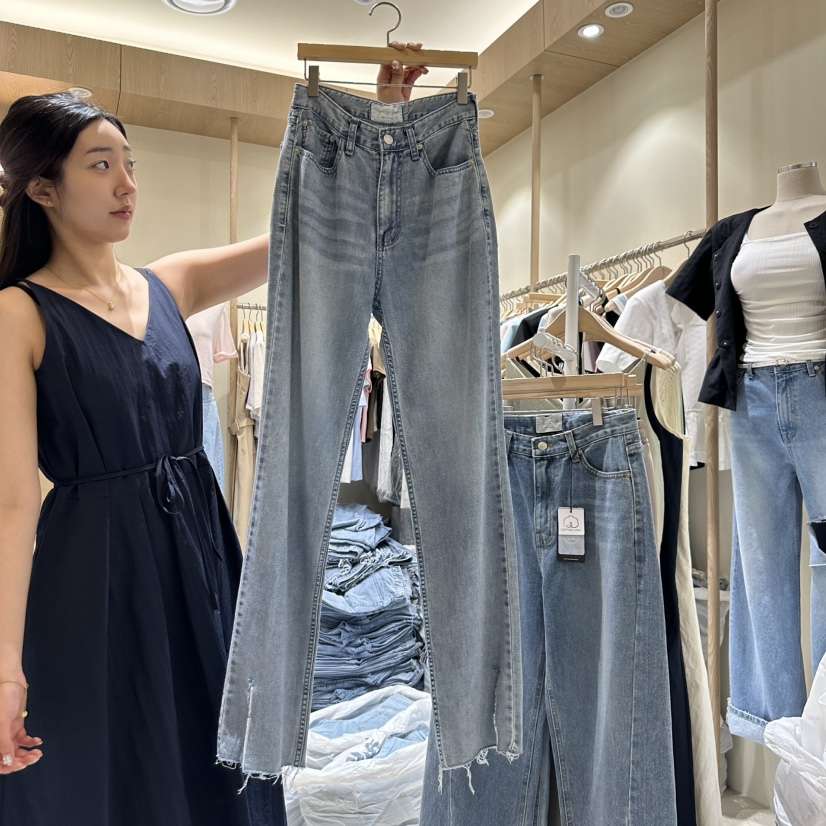 VINTAGE VIBE東大門㊣代購女裝新品人氣時尚熱賣25春夏牛仔褲VINTAGE VIBE牛仔褲