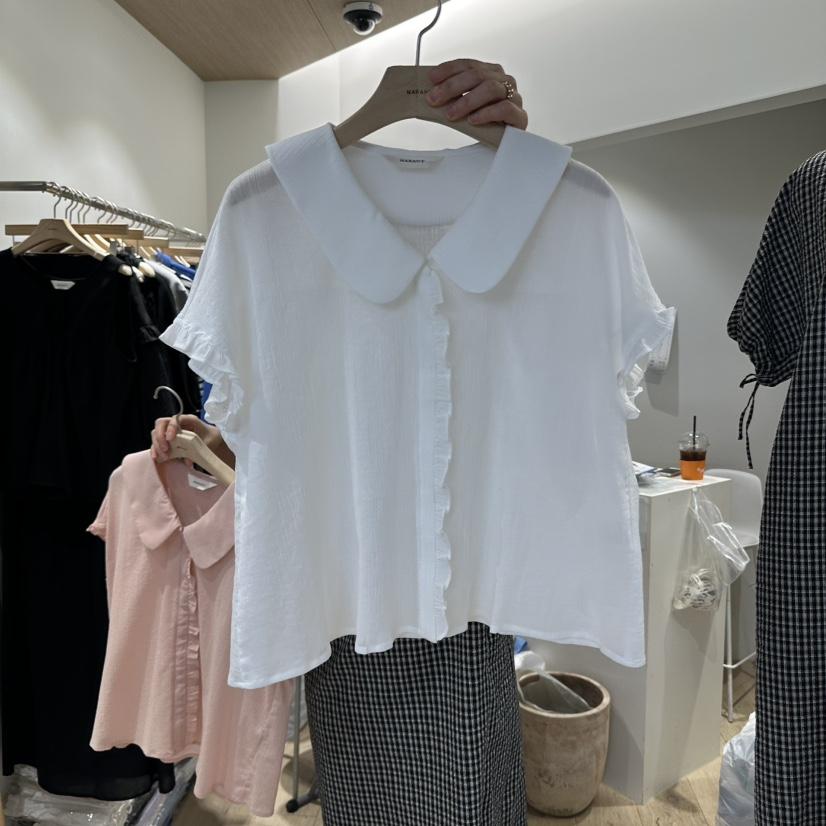 MARANT韓國直郵㊣女裝新款真品職業休閑時尚推薦襯衫蕾絲衫MARANT襯衫/蕾絲衫