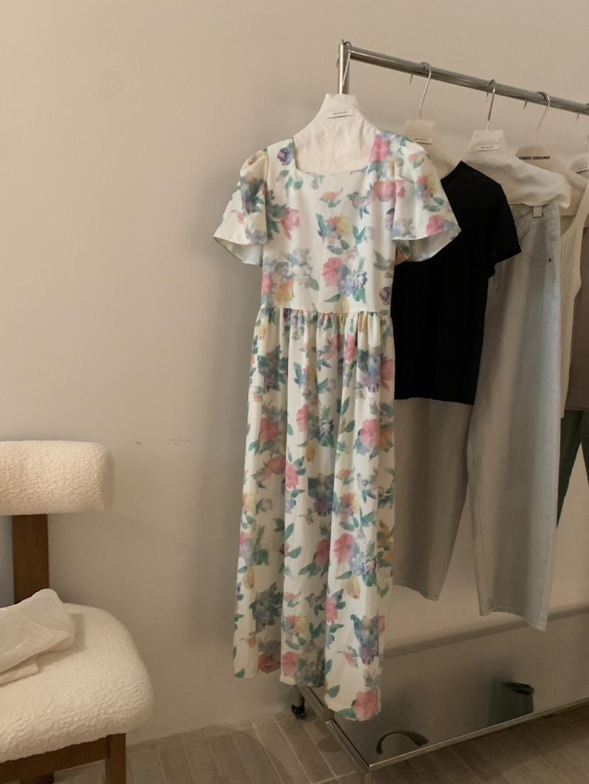 HER東大門㊣實拍女裝新品25春夏時尚人氣真品職業休閑連衣裙HER連衣裙