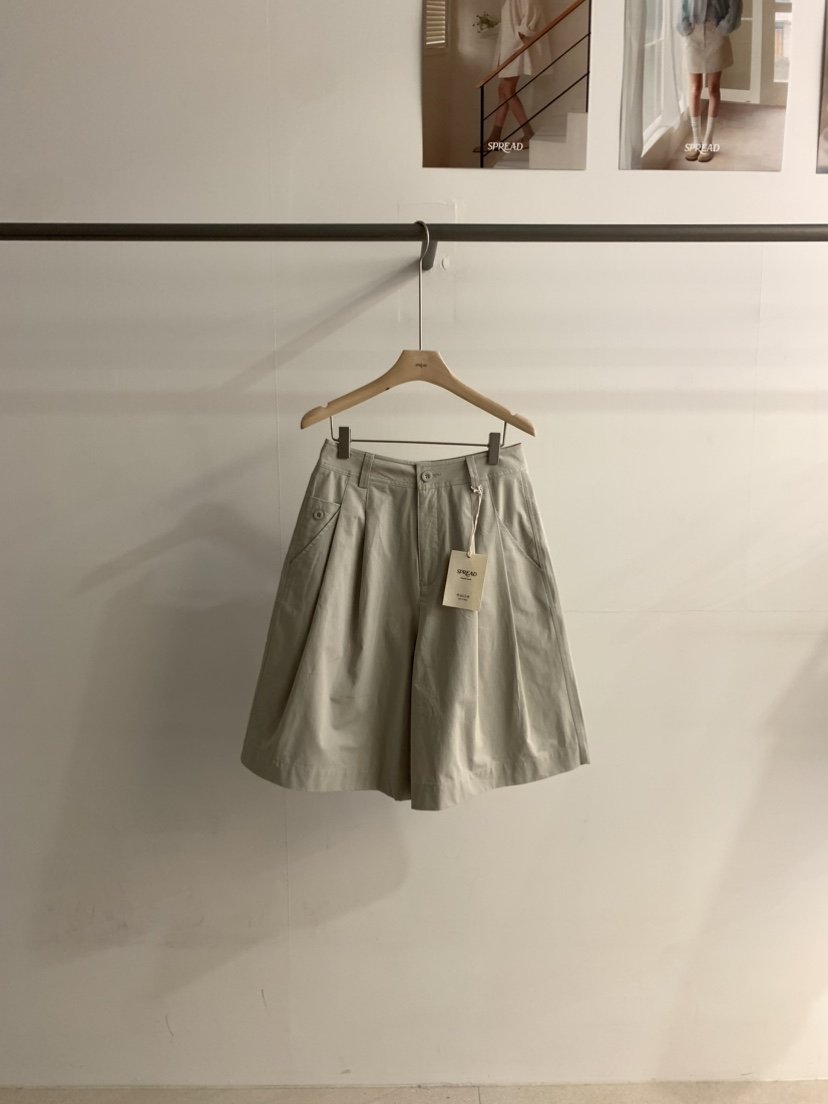 SPREAD韓國代購㊣女裝新品職業人氣時尚25春夏休閑短褲口袋SPREAD短褲