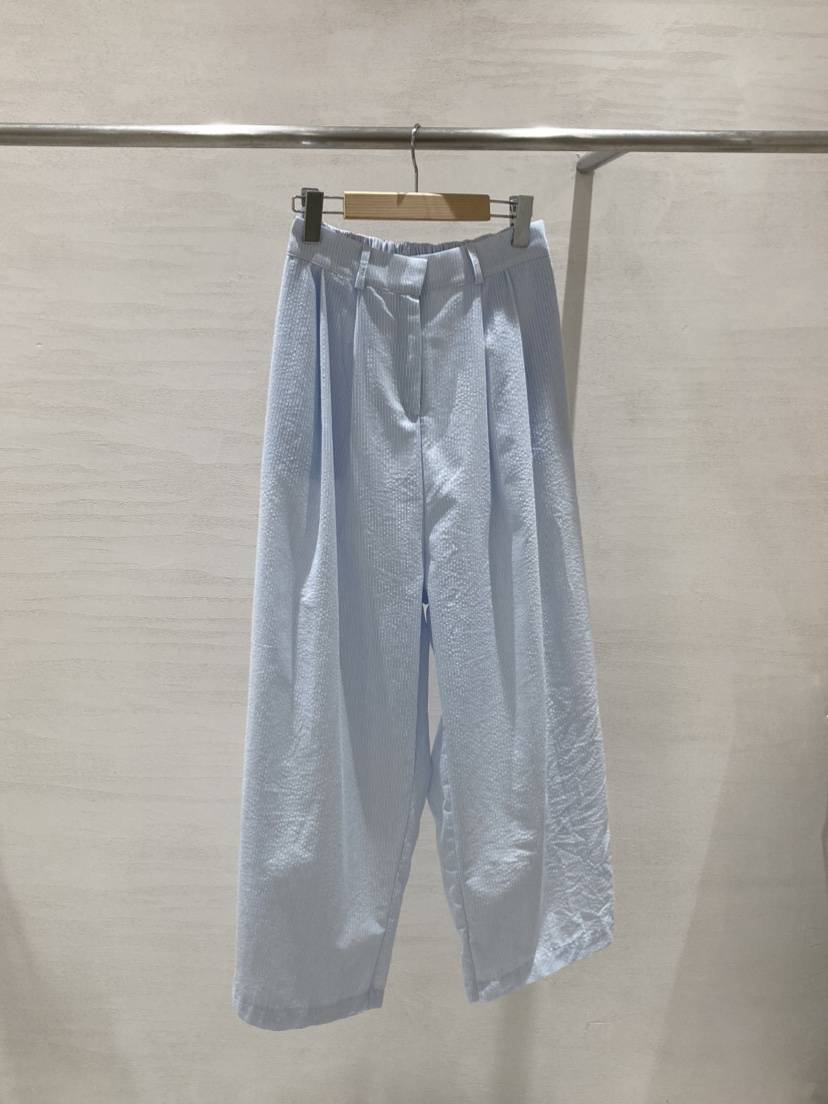 ROUGH韓國代購㊣女裝新款真品人氣職業推薦25春夏休閑褲條紋ROUGH休閑褲