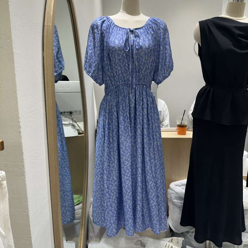 EN.U韓國代購㊣女士新款人氣25春夏熱賣時尚真品職業連衣裙EN.U連衣裙
