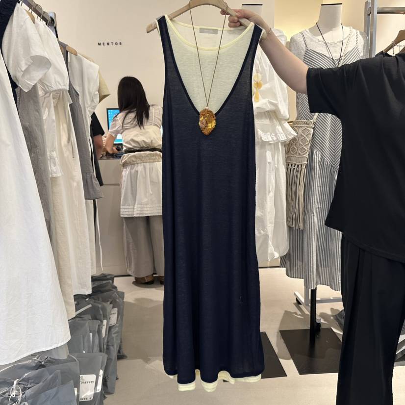 MENTOR韓國直郵㊣女裝新款推薦真品職業熱賣連衣裙不含飾品MENTOR連衣裙