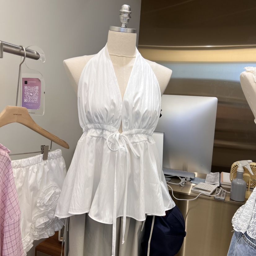 ROMAINE東大門㊣實拍女裝新品真品休閑時尚推薦熱賣吊帶背心ROMAINE吊帶/背心