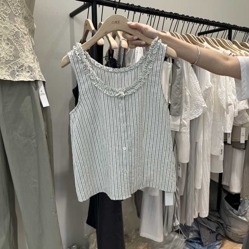ORE-P東大門㊣實拍女士新品熱賣25春夏推薦職業人氣吊帶背心ORE吊帶/背心
