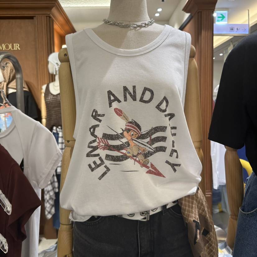 AMOUR韓國代購㊣女士新品熱賣推薦休閑職業25春夏真品吊帶背心AMOUR吊帶/背心