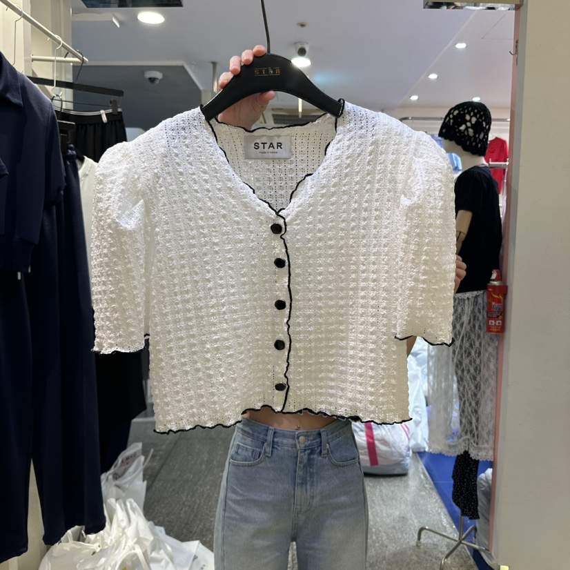 STAR-L東大門㊣直郵女士新款職業熱賣人氣休閑襯衫蕾絲衫兔子STAR-L襯衫/蕾絲衫