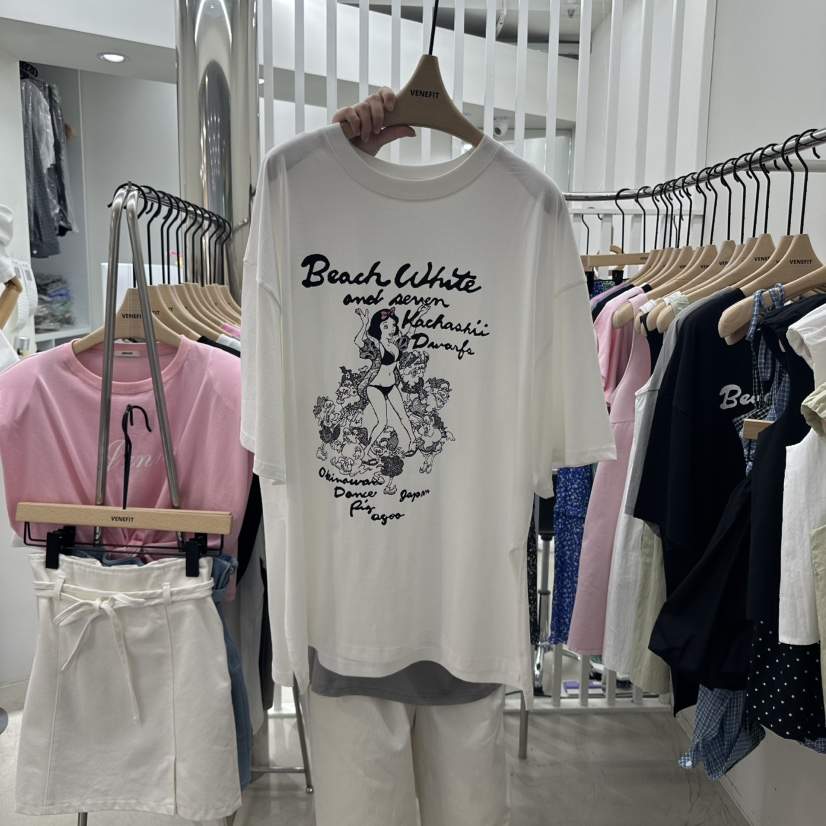 VENEFIT東大門㊣代購女裝新品時尚休閑推薦真品職業人氣T恤VENEFIT/JENNIET恤