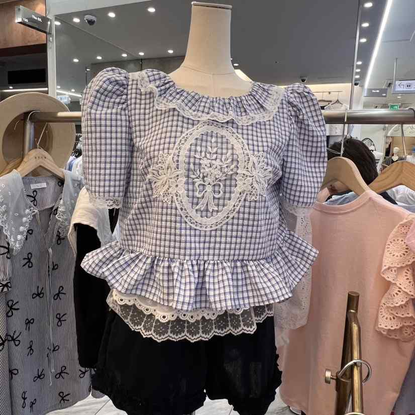 BEEN-A韓國代購㊣女裝新品職業25春夏休閑人氣推薦襯衫蕾絲衫BEEN-A襯衫/蕾絲衫
