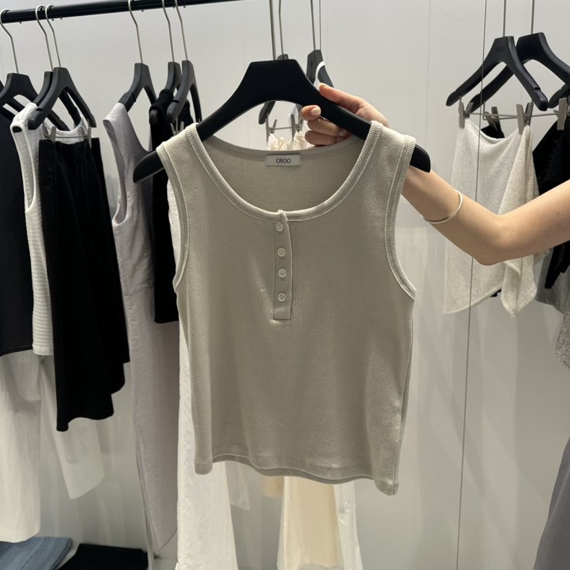 OSOO韓國直郵㊣女士新品25春夏推薦人氣時尚職業休閑吊帶背心OSOO吊帶/背心