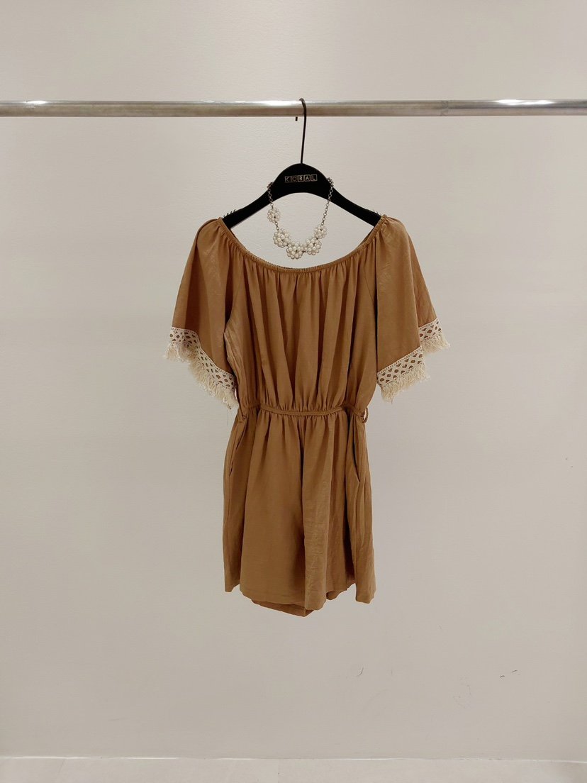 CORAL韓國直郵㊣女士新品休閑時尚熱賣25春夏連體褲不含飾品CORAL連體褲