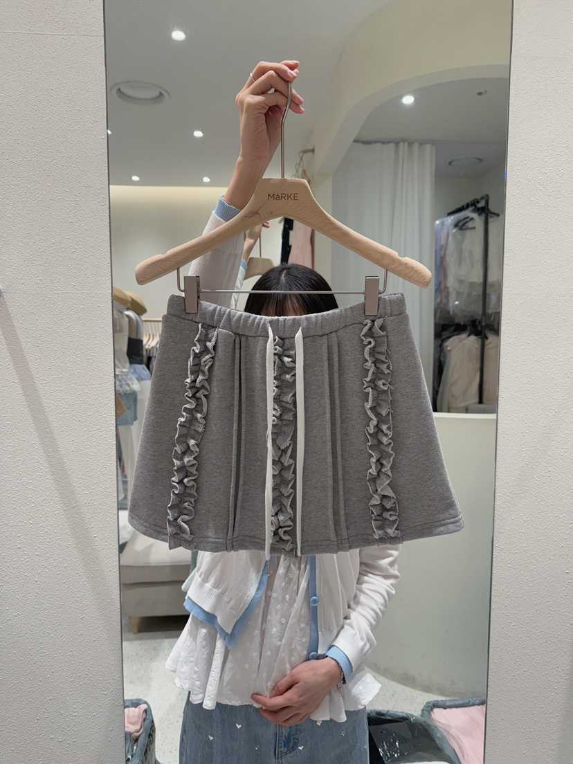 MARKE-P韓國直郵㊣女裝新品人氣熱賣時尚休閑職業裙褲荷葉邊MARKE-P裙褲