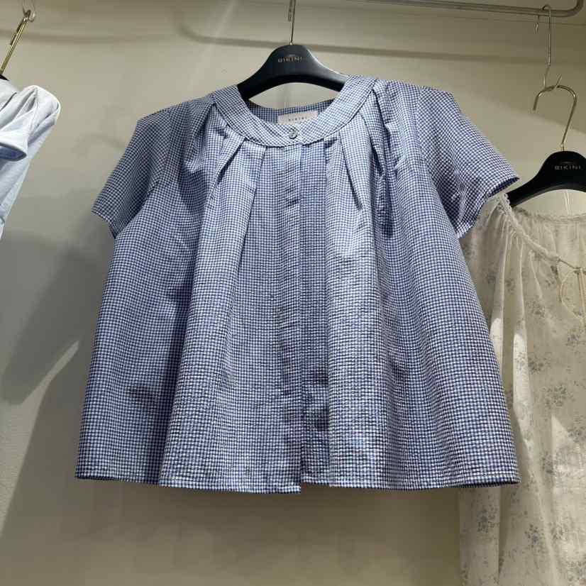 BIKINI東大門㊣直郵女士新款真品時尚休閑人氣職業襯衫蕾絲衫BIKINI襯衫/蕾絲衫