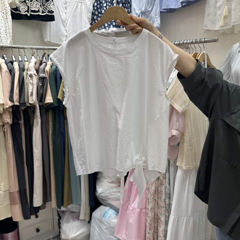 BIKINI東大門㊣實拍女裝新品職業休閑25春夏真品襯衫蕾絲衫BIKINI襯衫/蕾絲衫