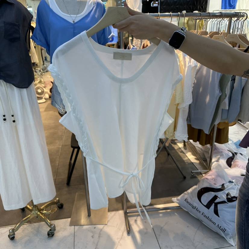 LULULALLA韓國代購㊣女士新品人氣熱賣25春夏時尚真品吊帶背心LULULALLA吊帶/背心