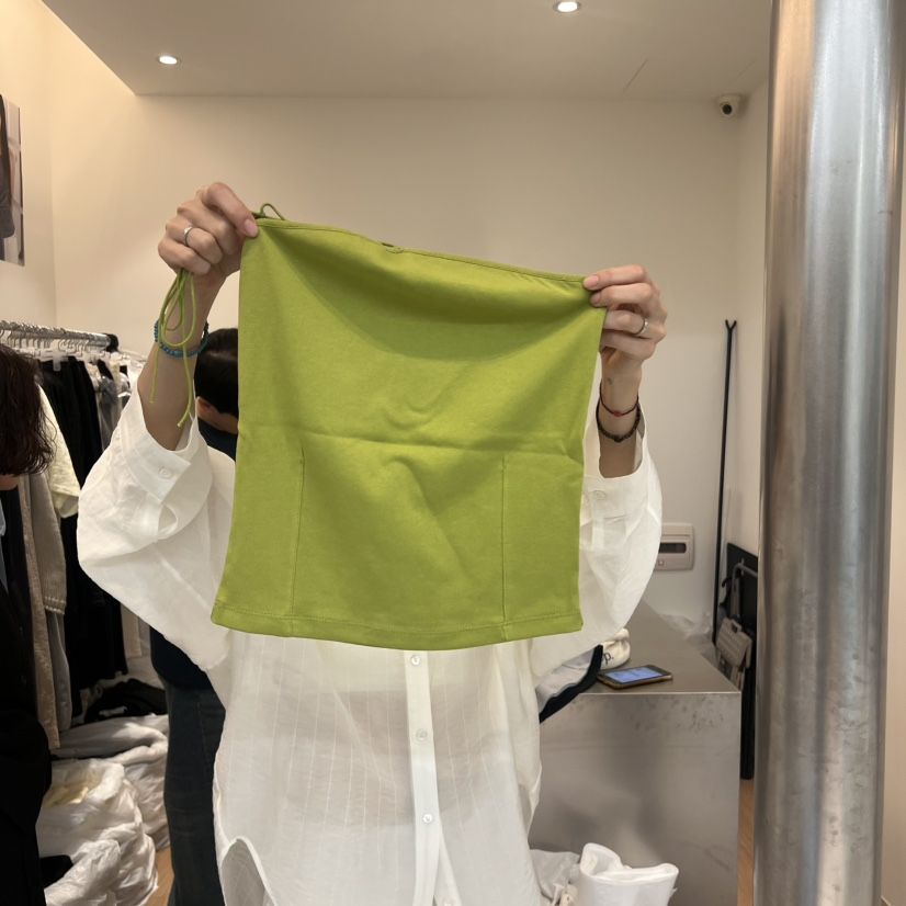 THERE韓國直郵㊣女士新品職業休閑熱賣25春夏真品時尚吊帶背心THERE吊帶/背心