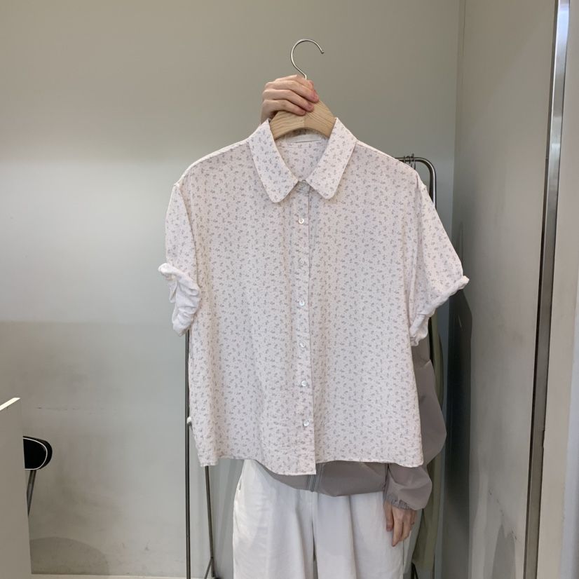 OUTRENE韓國直郵㊣女士新品熱賣25春夏人氣時尚休閑襯衫蕾絲衫OUTRENE襯衫/蕾絲衫