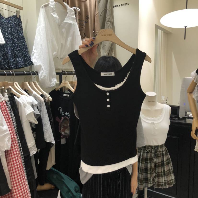 DAISY DRESS東大門㊣直郵女士新款休閑時尚人氣熱賣吊帶背心DAISY DRESS吊帶/背心