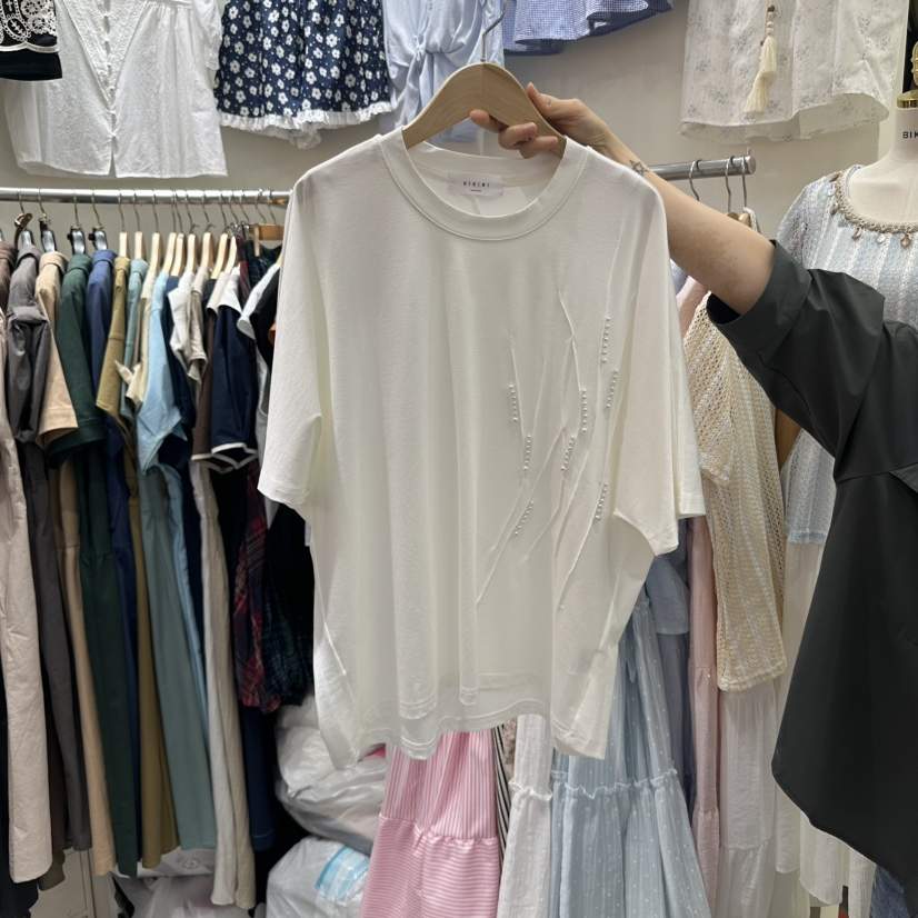 BIKINI東大門㊣實拍女士新品25春夏熱賣推薦休閑人氣真品T恤BIKINIT恤