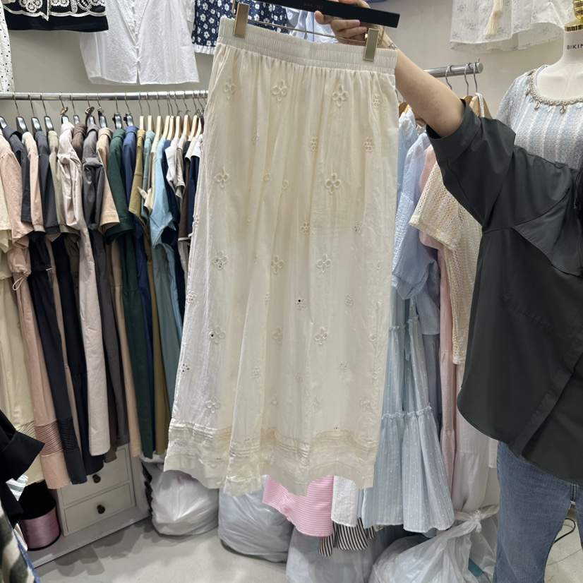 BIKINI韓國直郵㊣女士新品推薦休閑時尚25春夏熱賣職業長裙BIKINI長裙