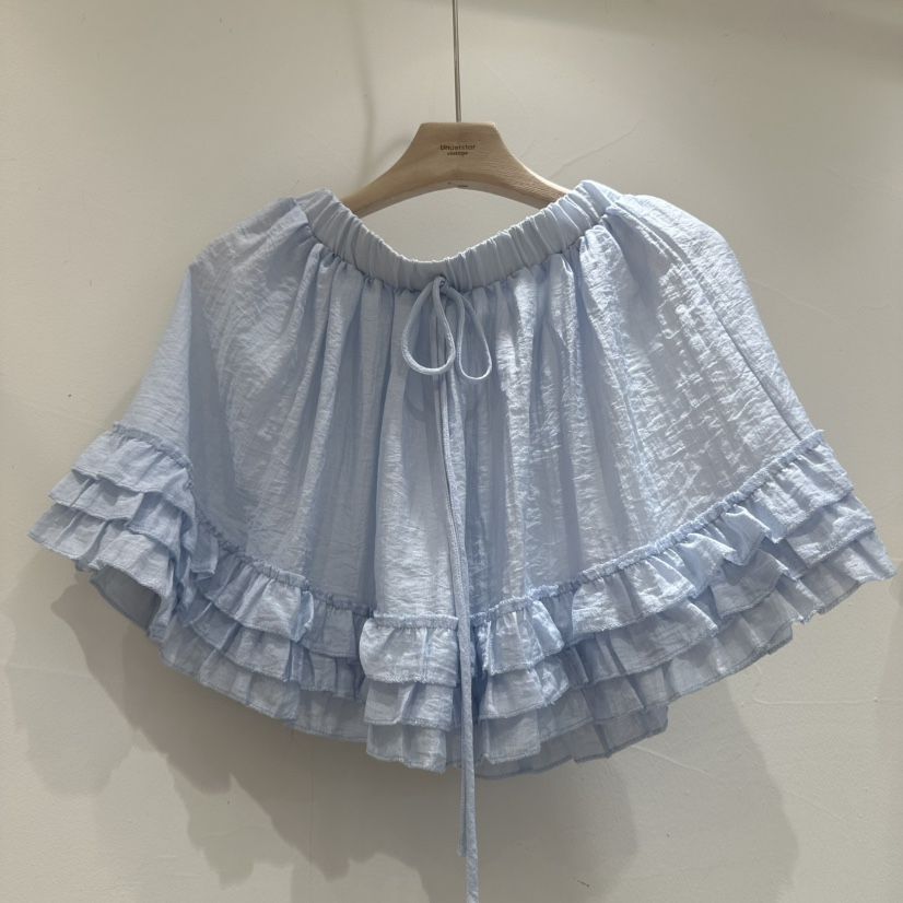 UNDERSTAR_VINTAGE東大門㊣實拍女裝新款職業真品短裙蝴蝶結UNDERSTAR_VINTAGE短裙