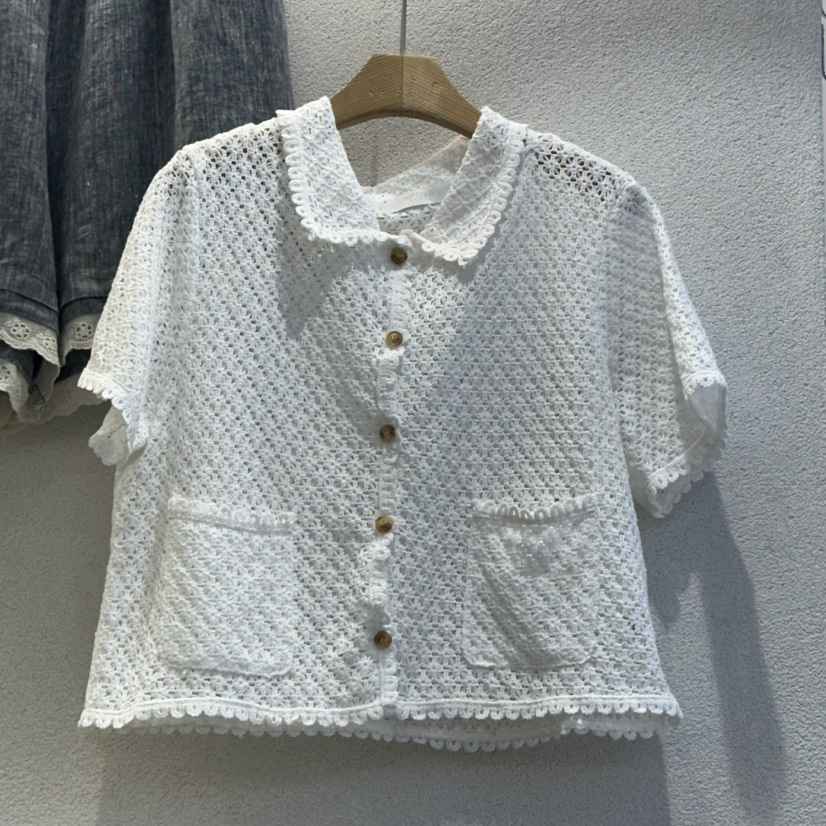 HIPTIQUE東大門㊣直郵女裝新款25春夏真品休閑針織衫刺繡開衫HIPTIQUE針織衫