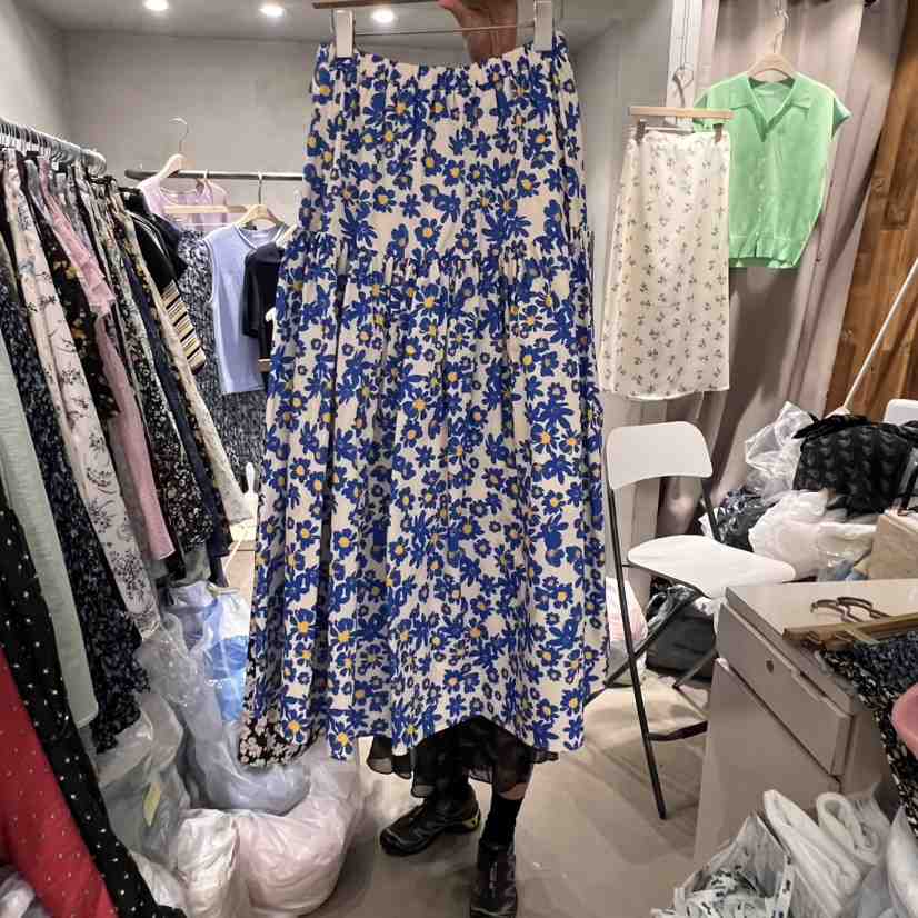 LOGROAD韓國代購㊣女裝新品人氣時尚職業熱賣推薦半身裙中短裙LOG ROAD半身裙/中短裙