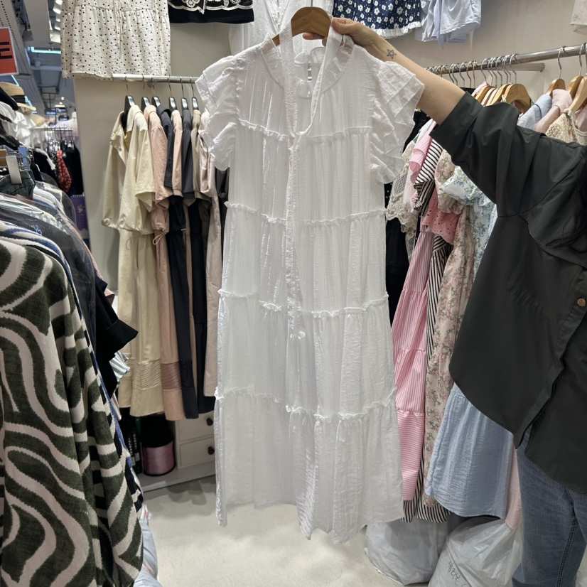 BIKINI東大門㊣直郵女裝新品熱賣職業推薦真品連衣裙含腰帶BIKINI連衣裙