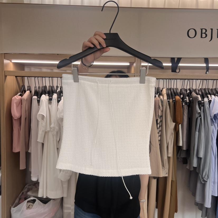 OBJET韓國直郵㊣女裝新品人氣熱賣時尚休閑真品25春夏吊帶背心love us u/OBJET吊帶/背心