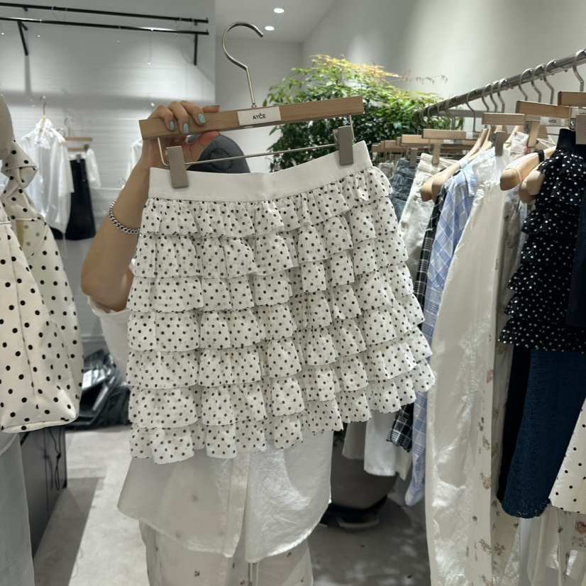 AYCE韓國代購㊣女裝新款人氣推薦職業真品熱賣25春夏短裙雪紡101SHOWROOM/AYCE短裙