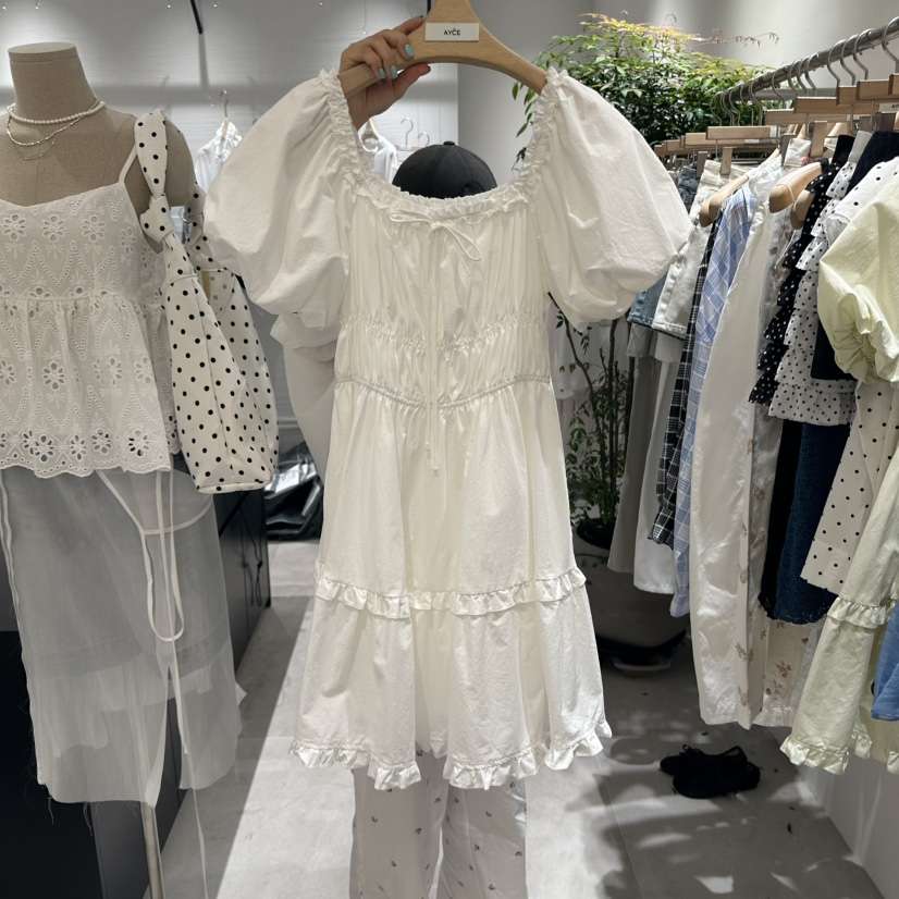 AYCE韓國直郵㊣女士新款人氣職業真品推薦休閑連衣裙泡泡袖101SHOWROOM/AYCE連衣裙