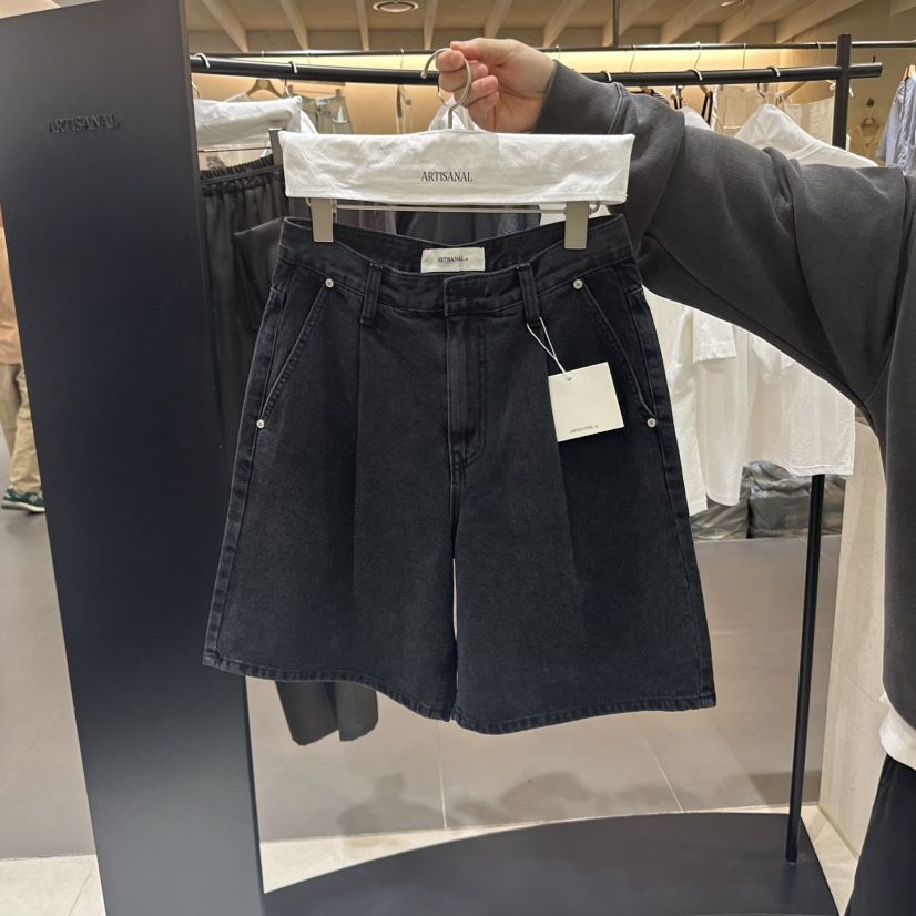 ARTISANAL東大門㊣代購女裝新款真品熱賣職業25春夏短褲褶皺ARTISANAL短褲