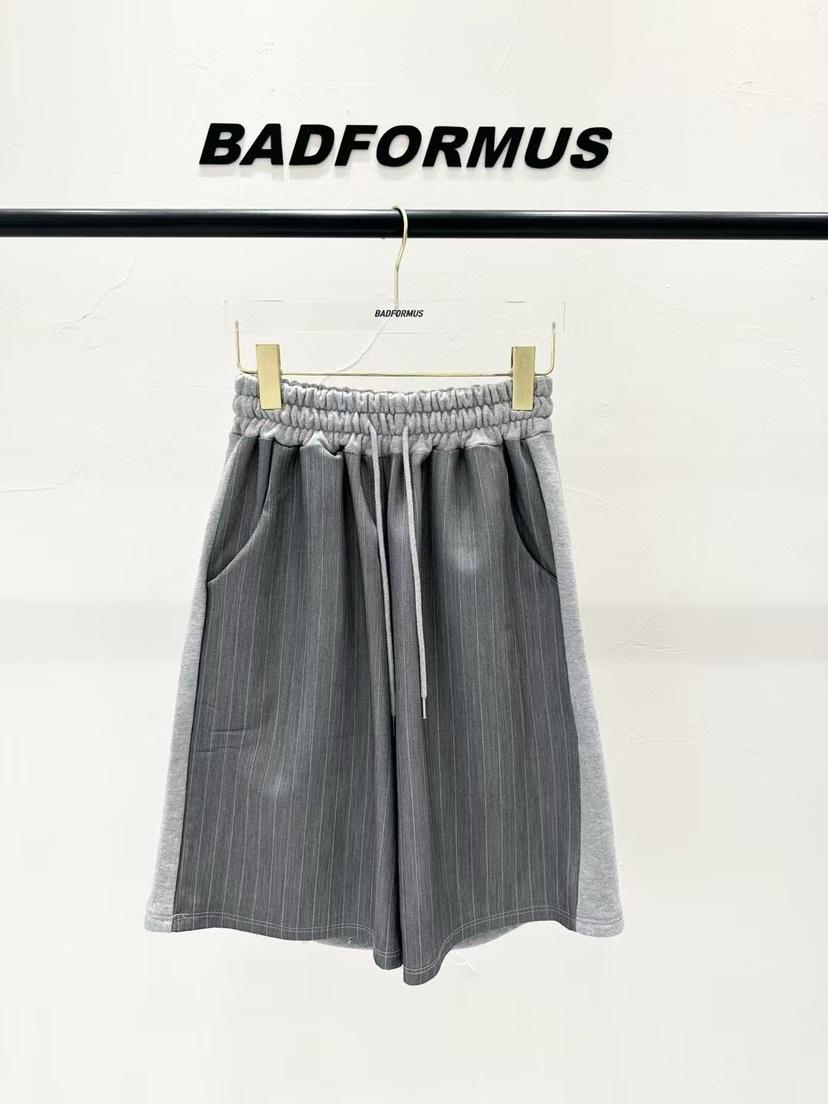 BADFORMUS韓國代購㊣女士新款休閑推薦熱賣時尚職業25春夏短褲BADFORMUS短褲
