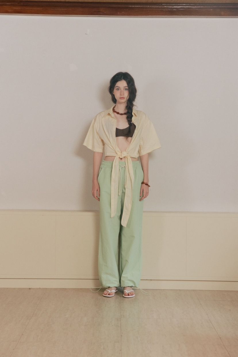 JKICHI韓國代購㊣女裝新品時尚推薦職業休閑人氣休閑褲尼龍JKICHI休閑褲