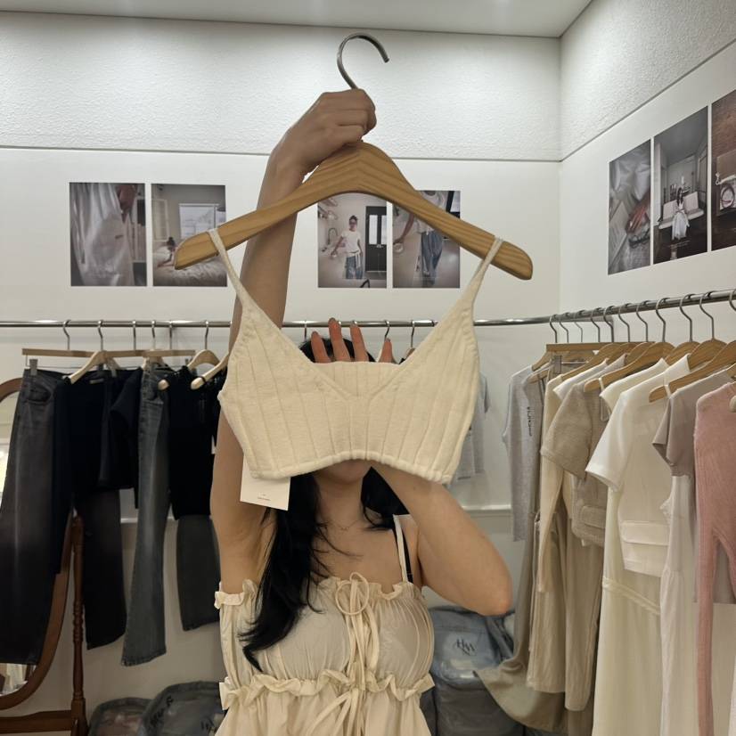 NOWHERE東大門㊣代購女士新品熱賣真品休閑吊帶背心不含內搭NOWHERE吊帶/背心
