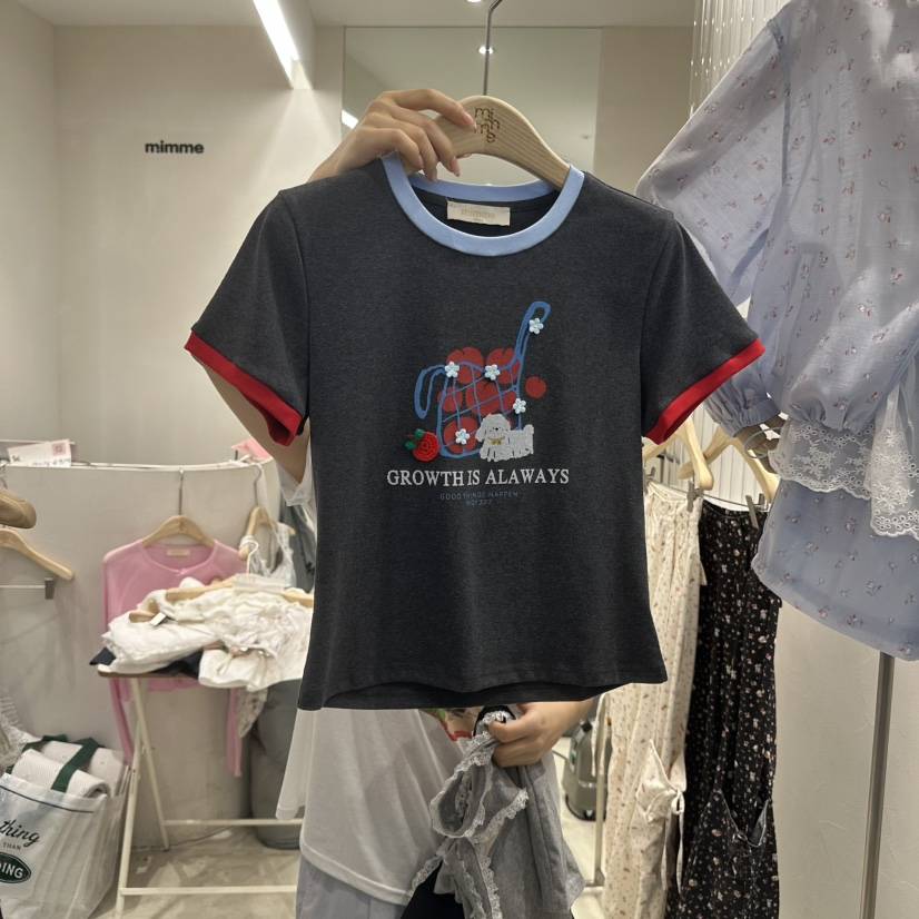 MIMME東大門㊣直郵女裝新品熱賣休閑人氣真品時尚職業推薦T恤MIMMET恤