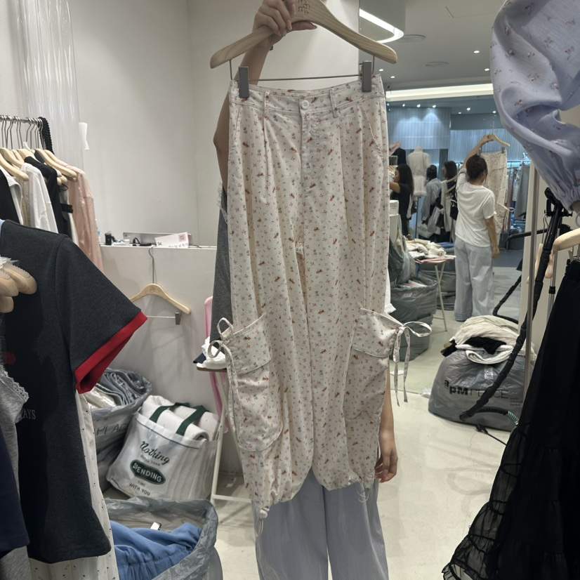 MIMME韓國代購㊣女裝新款休閑時尚熱賣25春夏人氣休閑褲口袋MIMME休閑褲