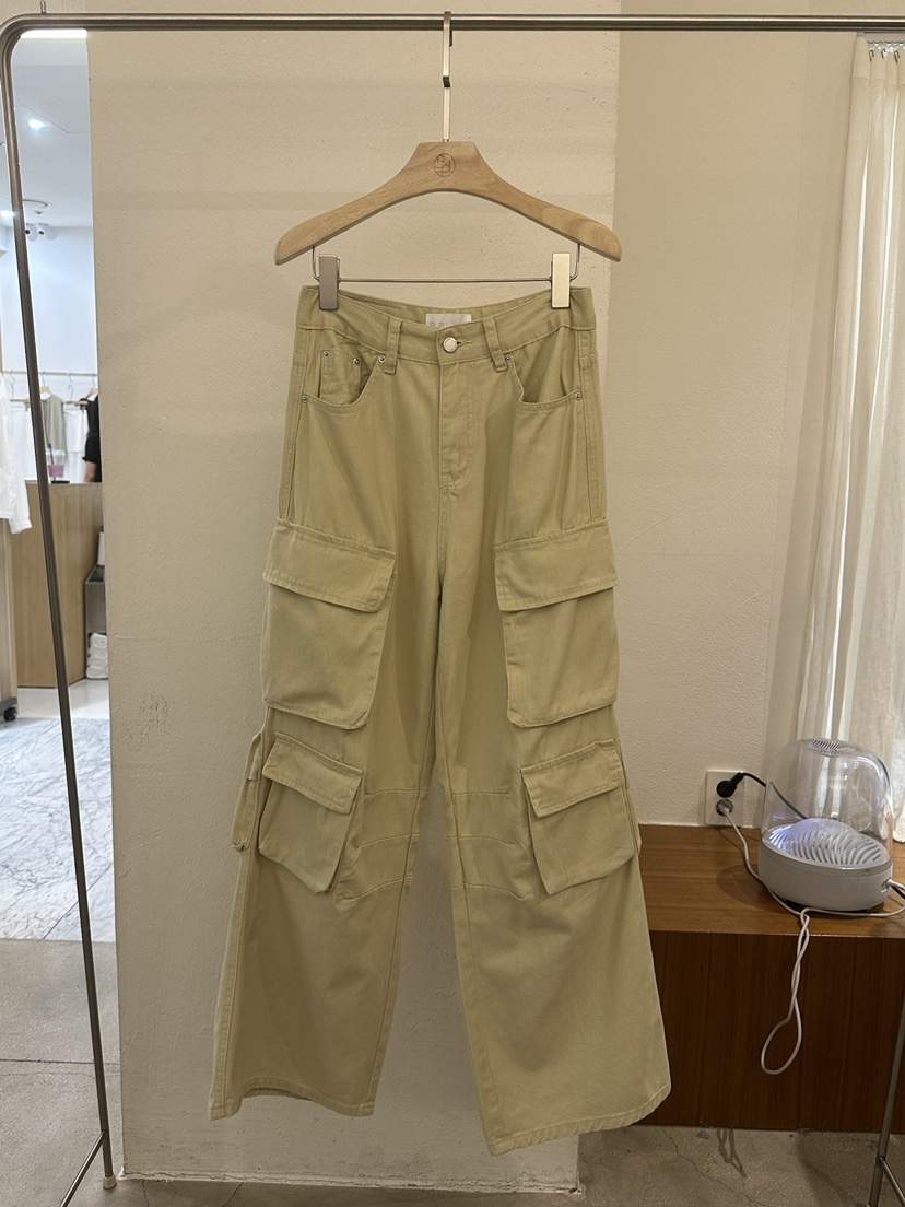 BPLAN東大門㊣實拍女裝新品推薦休閑時尚人氣熱賣休閑褲工裝褲BPLAN休閑褲